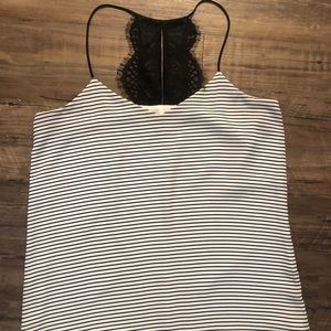 Express Tank with Lace Detail
